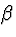 \( \beta \)